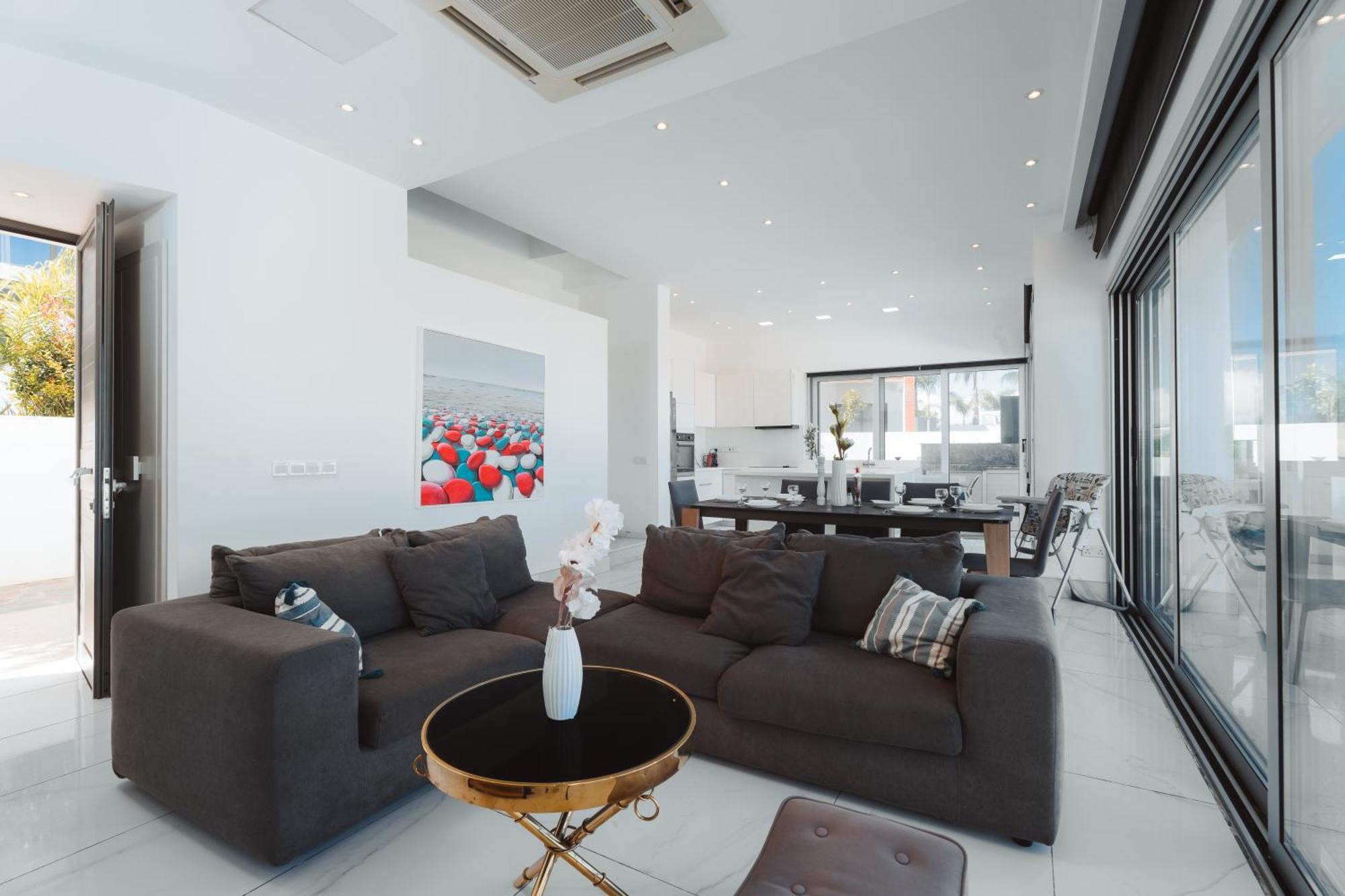 Seaside Luxury Villa Paralimni Exteriör bild