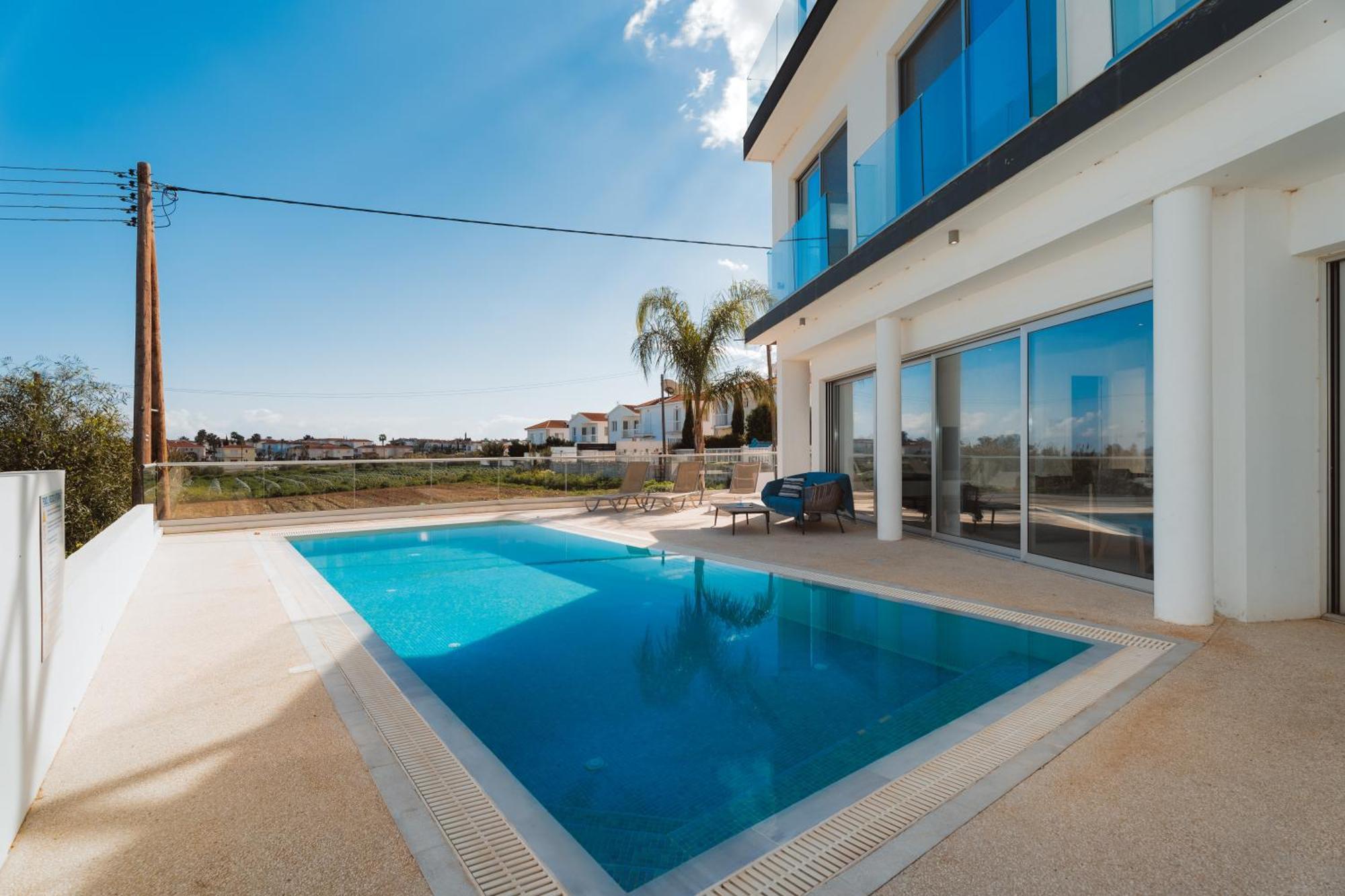Seaside Luxury Villa Paralimni Exteriör bild