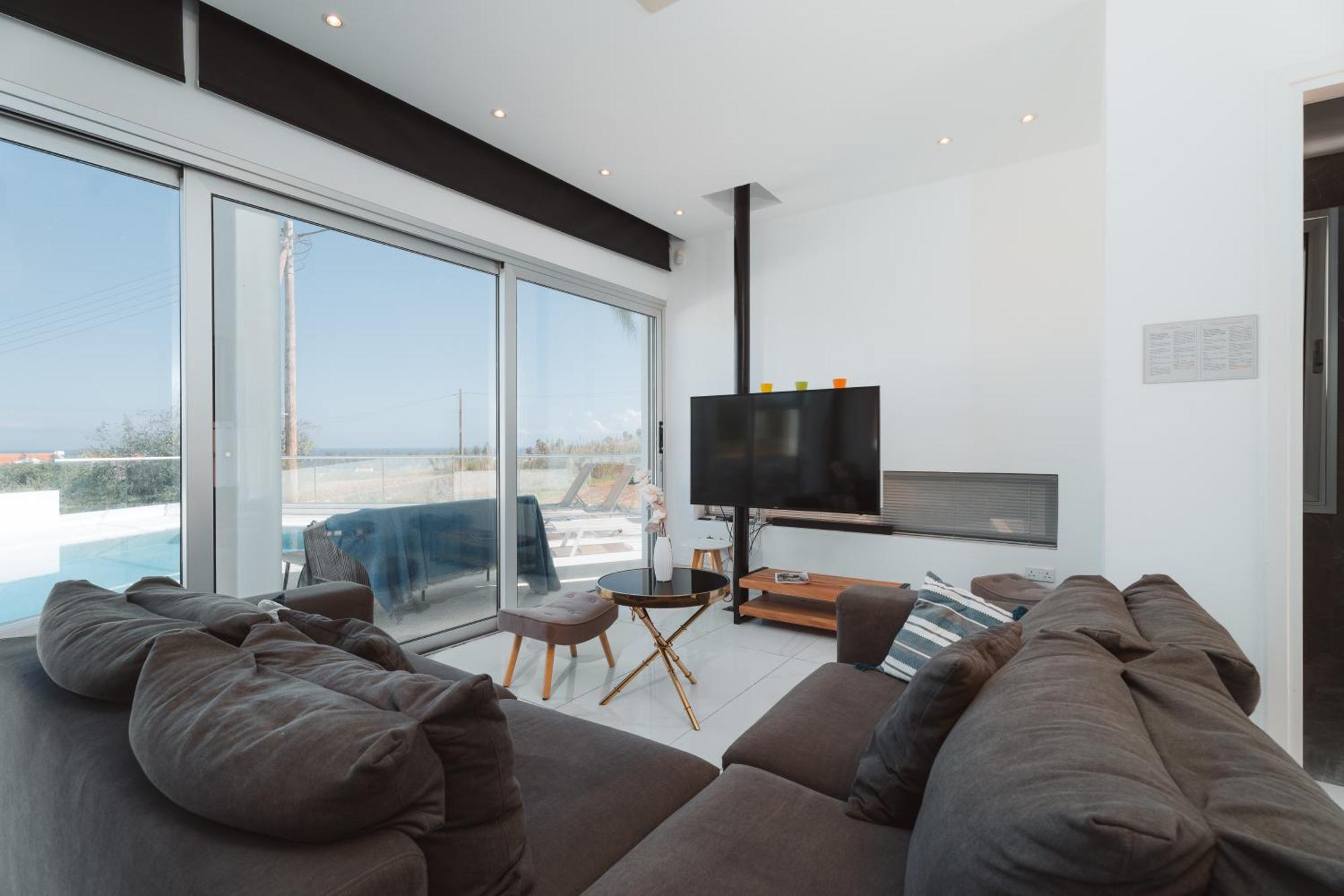 Seaside Luxury Villa Paralimni Exteriör bild