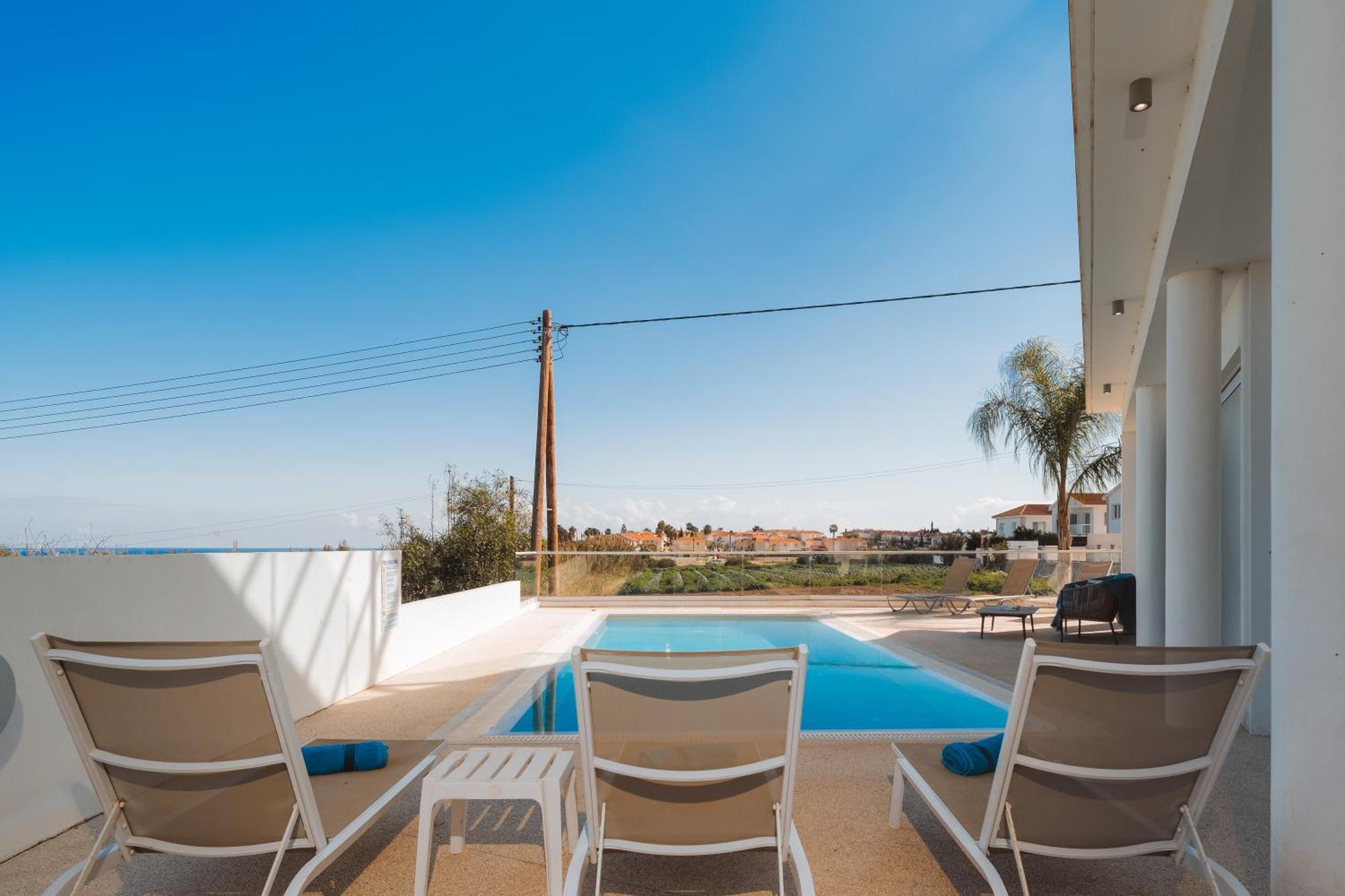 Seaside Luxury Villa Paralimni Exteriör bild