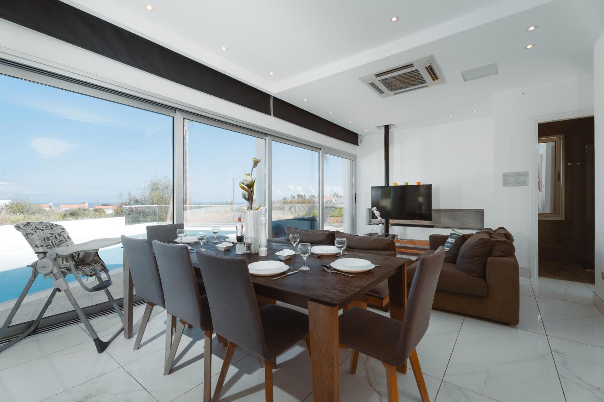 Seaside Luxury Villa Paralimni Exteriör bild